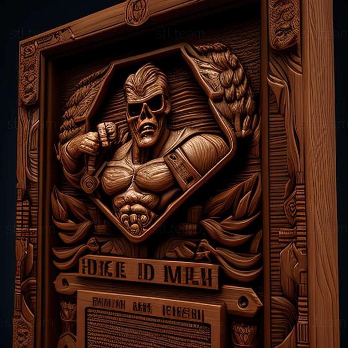 3D модель Игра Duke Nukem 3D, посвященная 20-летию мирового турне (STL)